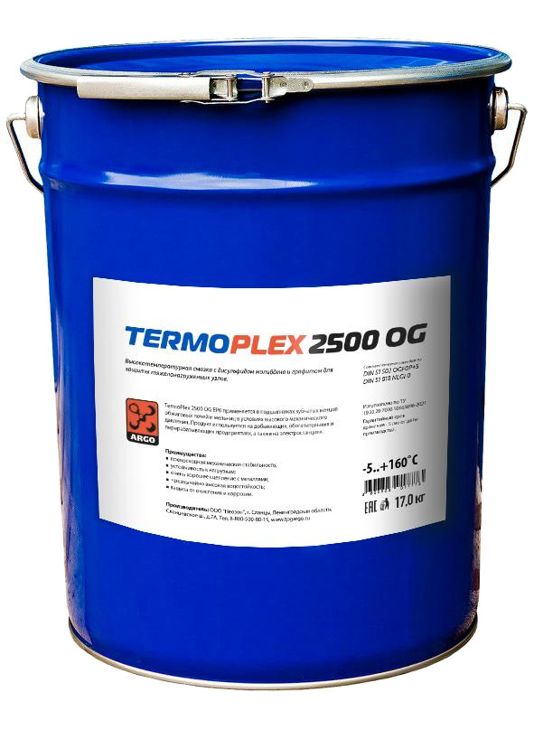 Смазка TermoPlex 2500 OG EP0 евроведро 17,0 кг (ТермоПлекс 2500 ОДжи)